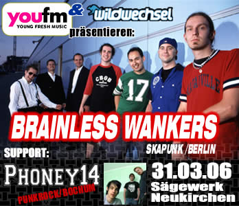 Brainless Wankers im S�gewerk